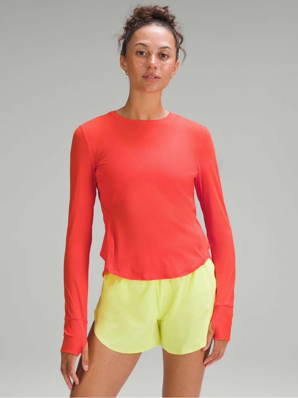 Lululemon UV Protection Fold-Over
Running Long-Sleeve Shirt